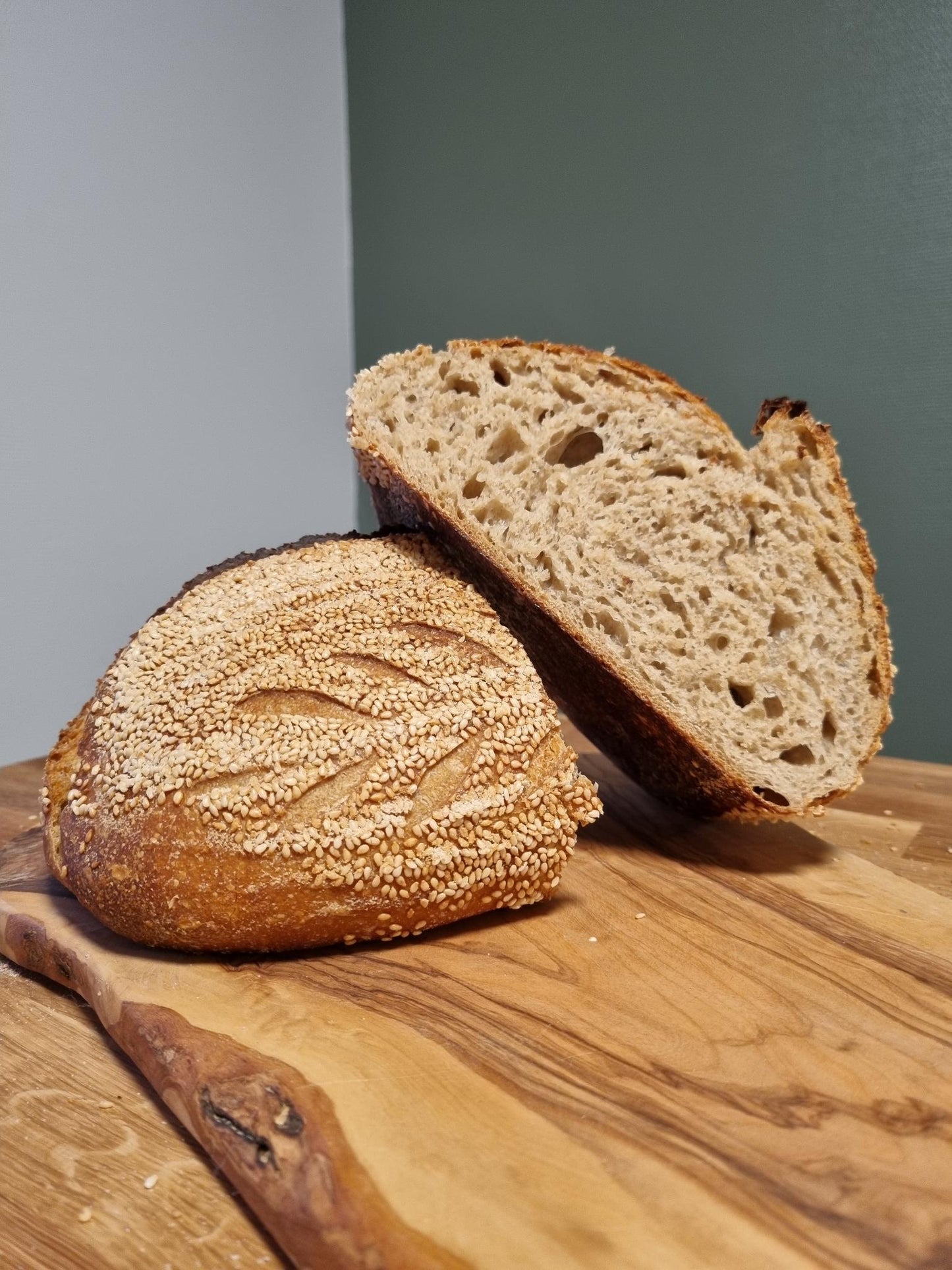 Vital spelt surdeigsbrød